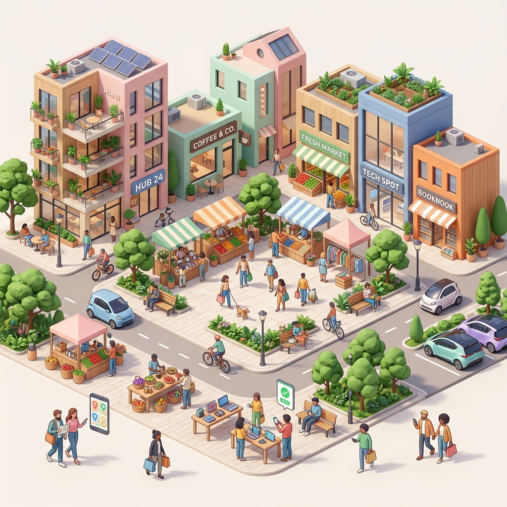 IzuMarket Community illustration